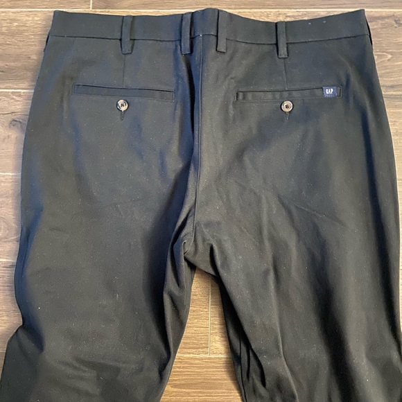 GAP Black flat front men’s dress pants waist 36 length 30 - Picture 5 of 8